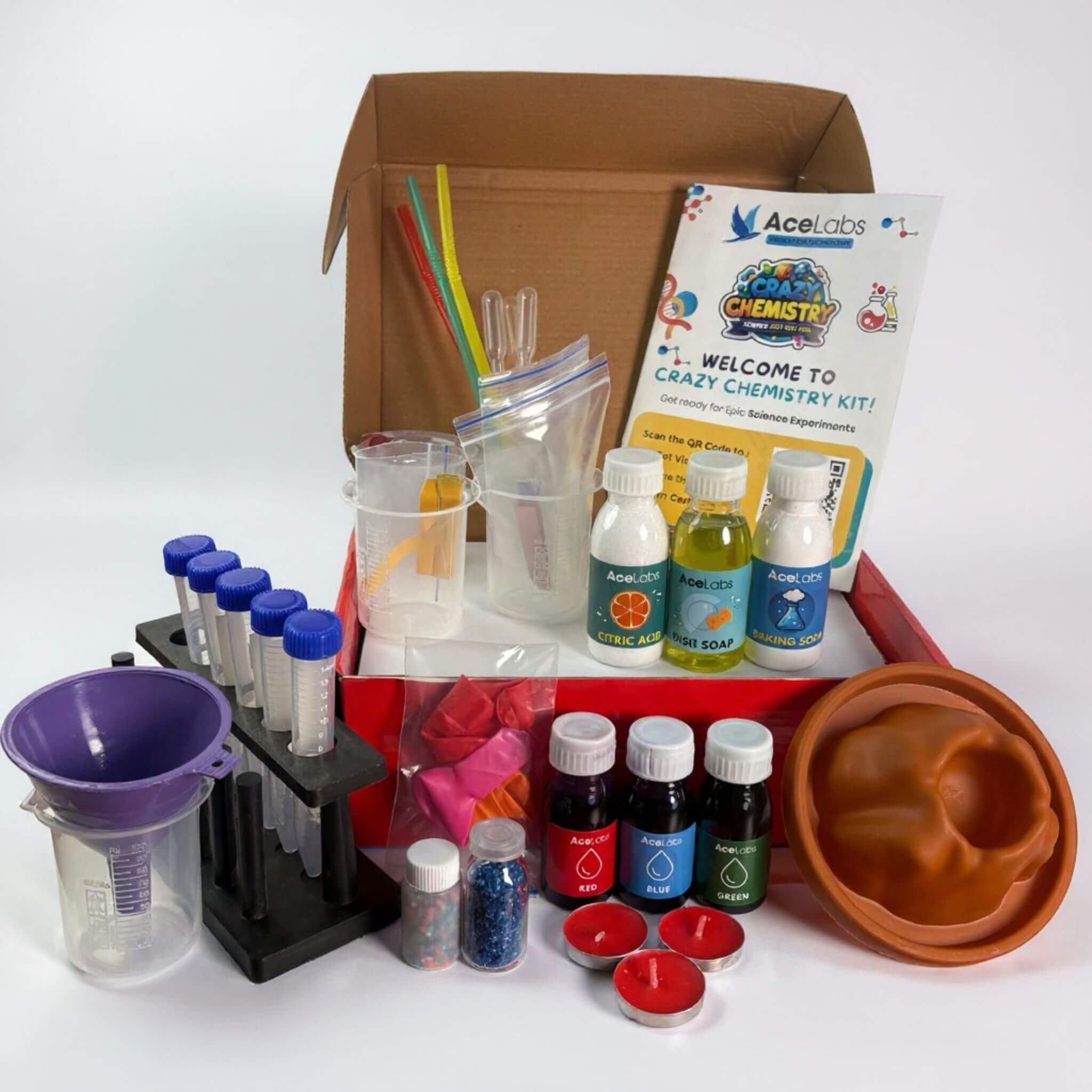 Crazy Chemistry STEM Kit - 20+ Experiments