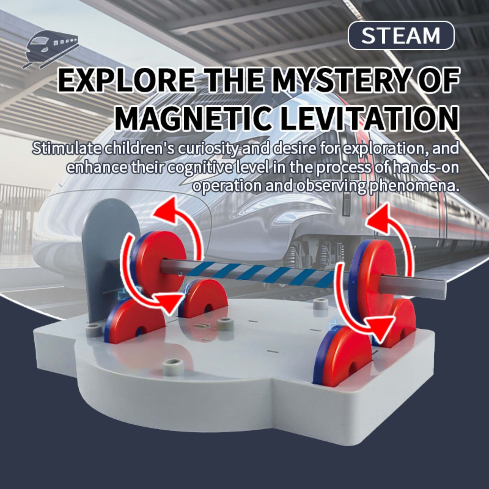 Magnet Lab STEM Kit - 12 Experiments